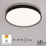 Светильник 3315.XM302-1-374/24W/3K Black Arte Perfetto Luce