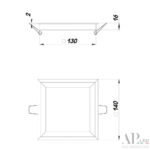 Светильник встраиваемый светодиодный 3322.LDF12016/12W/6K Arte Perfetto Luce — изображение 3