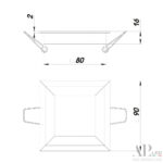 Светильник встраиваемый светодиодный 3322.LDF5016/5W/4K Arte Perfetto Luce — изображение 3
