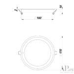 Светильник встраиваемый светодиодный 3322.LDY16016/16W/4K Arte Perfetto Luce — изображение 3