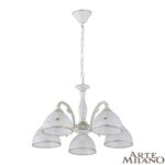 Люстра с плафонами 349737/5 WT+G Arte Milano (Артемилано)