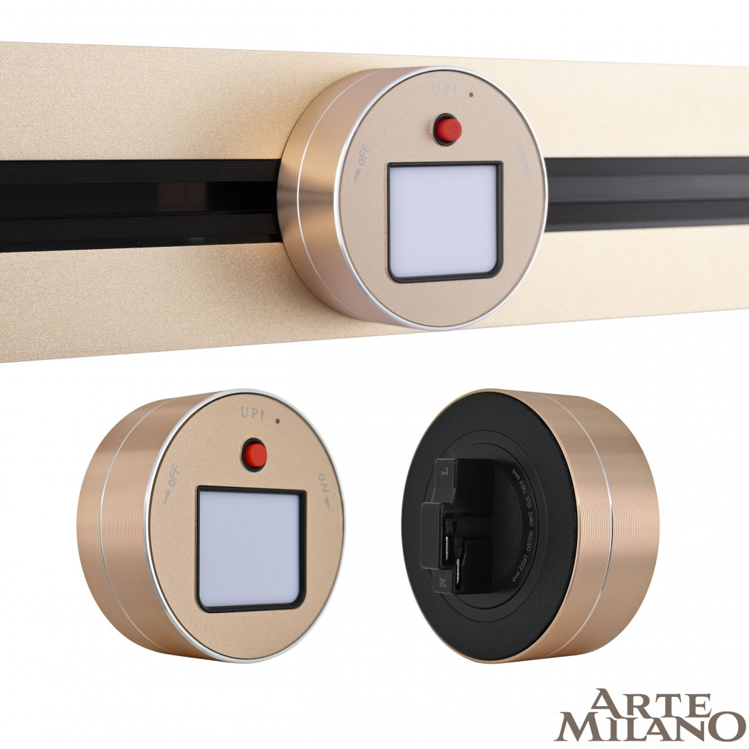 380011tl.light_.gold_ Трековый светильник, 3W 250V 380011TL/Light Gold — изображение 1