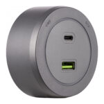 Трековая розетка, 3.1A 250V 399731TS/USB-Type-C Grey — изображение 3