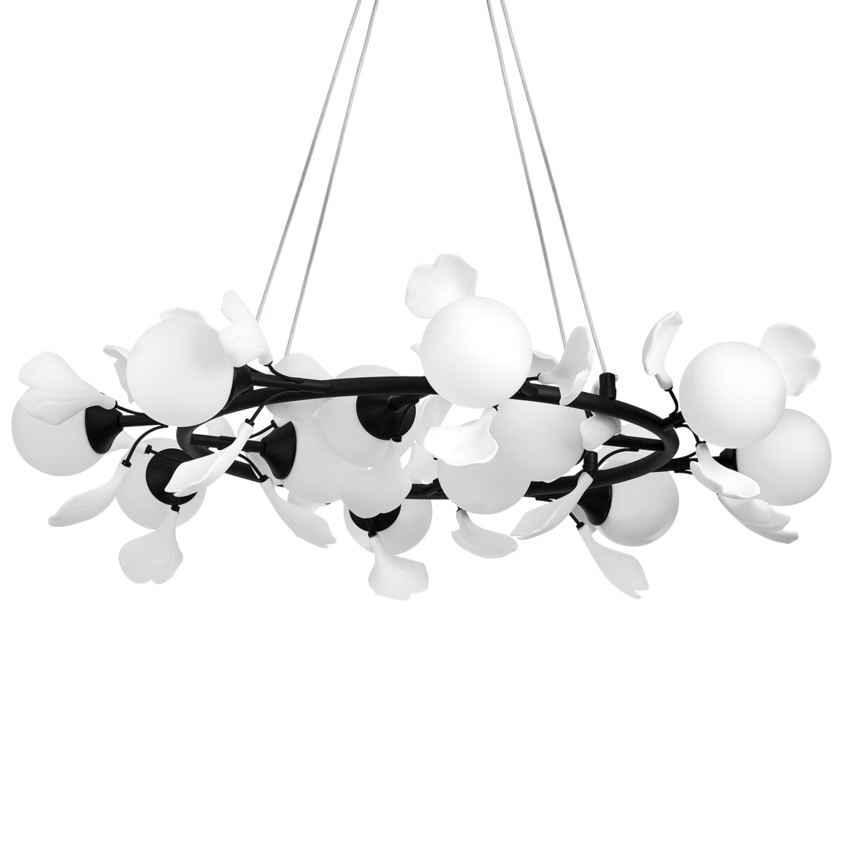 799127 Люстра CERAMO BW 12х6W(led) G9 ЧЕРНЫЙ/БЕЛЫЙ — изображение 3