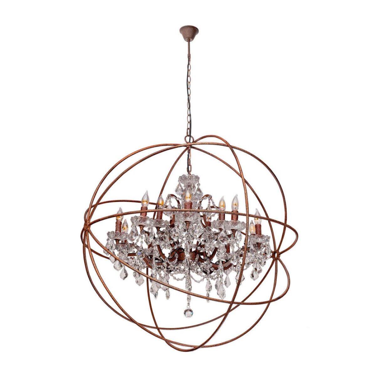 97c005931c5185d436ad2db4317e6809 LOFT1897/15 Подвесная люстра LOFT IT Foucaults orb crystal — изображение 1