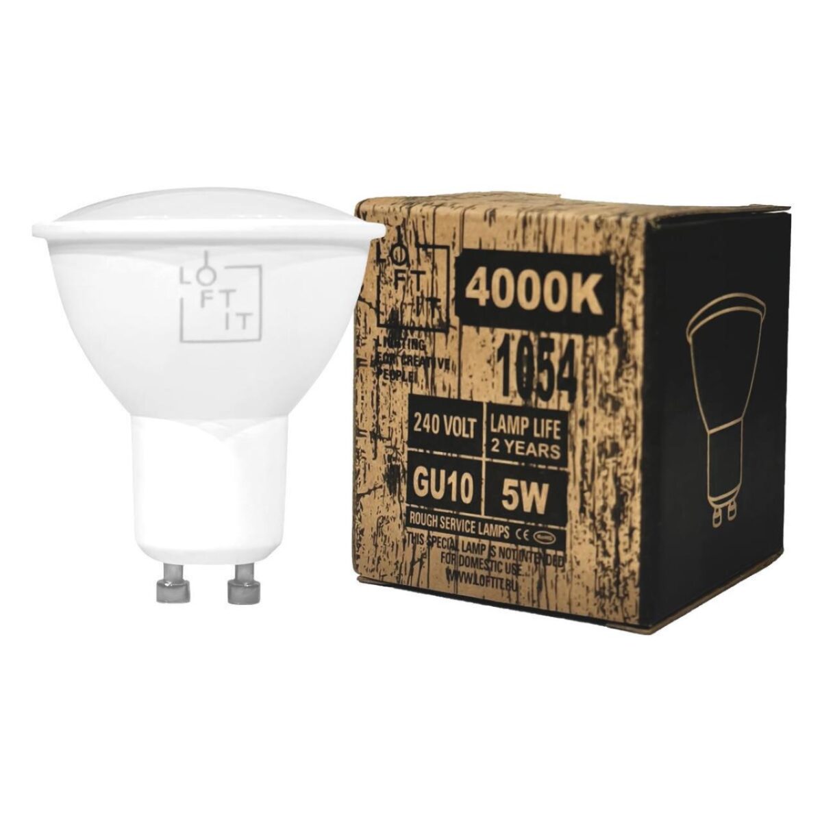 98714f46cffa5ba649c82b1601e5dd54 GU1054LED Светодиодная лампа 4000K LOFT IT Bulb — изображение 1