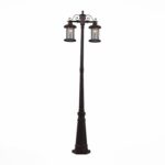 SL080.425.02 Светильник уличный наземный ST-Luce Темный кофе/Прозрачный, Темный кофе E27 2*100W LASTERO — изображение 2