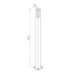 SL101.415.01 Светильник уличный наземный ST-Luce черный/Белый LED 1*3W 4000K ВИВО — изображение 2