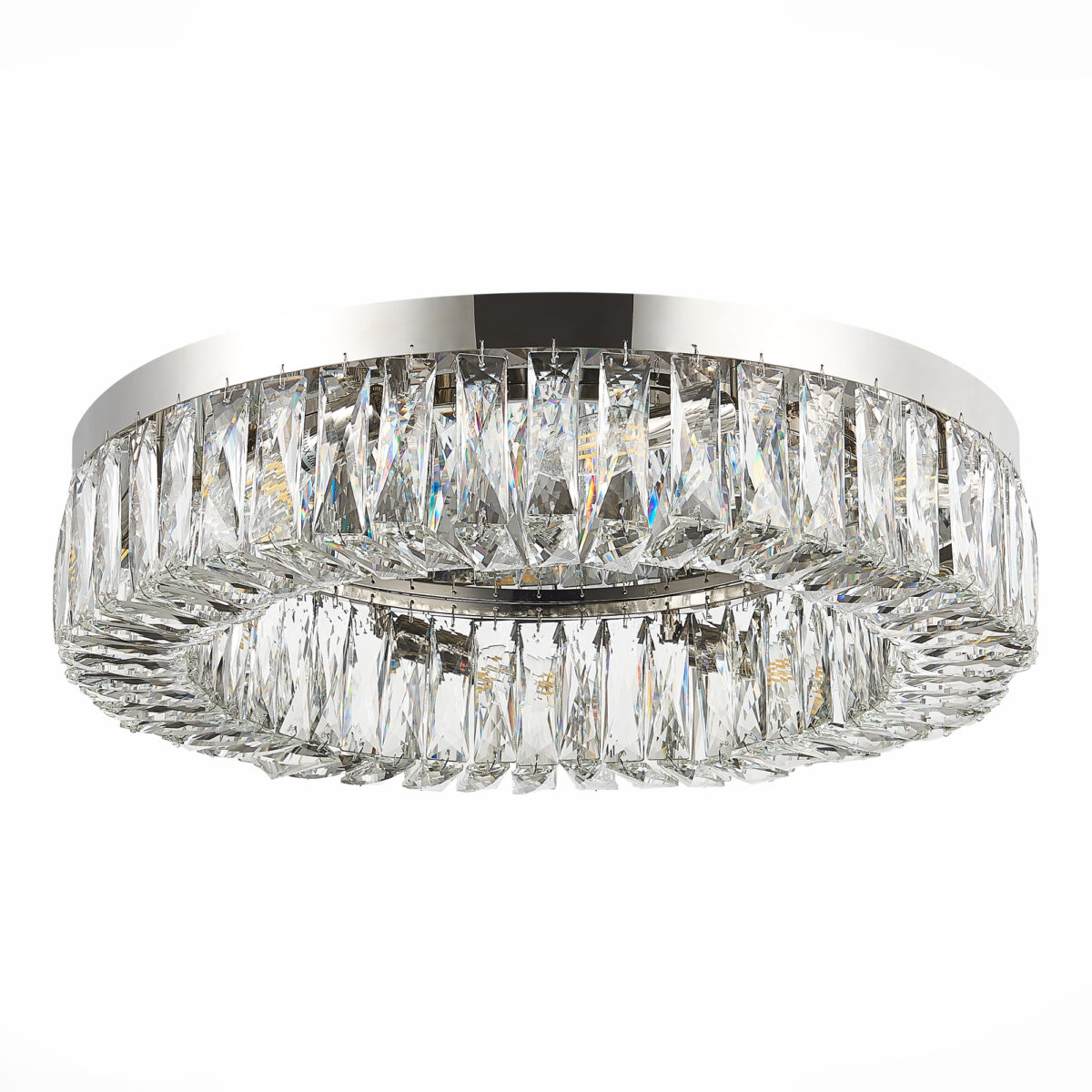 SL1226.102.08 Люстра потолочная ST-Luce Никель/Прозрачный E14 8*40W РИФРАЦИО — изображение 2