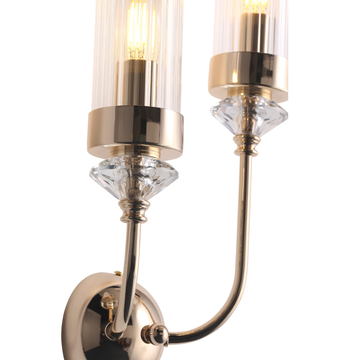 SL1402.201.02 Светильник настенный ST-Luce Латунь/Прозрачный E14*2 40W ЭЛЕГРА — изображение 5