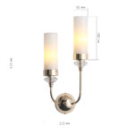 SL1402.251.02 Светильник настенный ST-Luce Латунь/Прозрачный E14*2 40W ЭЛЕГРА — изображение 6