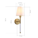 SL1406.301.01 Cветильник настенный ST-Luce Никель/Белый E14 1*40W (из 2-х коробок) РЕГАЛИЯ — изображение 7