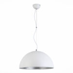 SL279.503.01 Светильник подвесной ST-Luce Белый/Белый, Серебристый E27 1*60W ТАППО — изображение 2