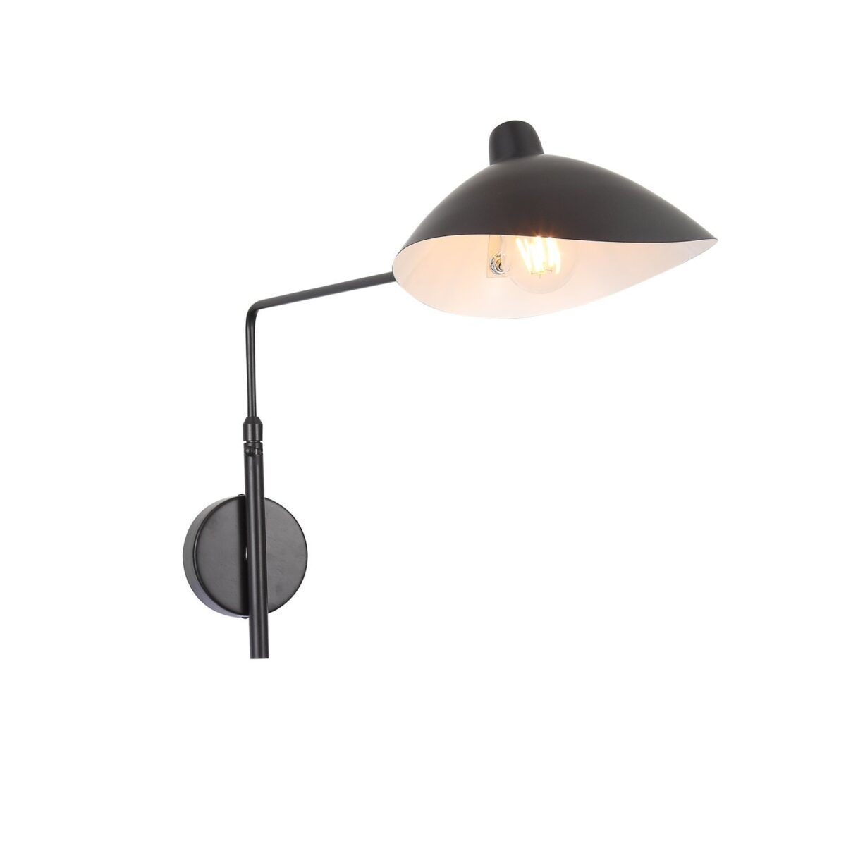 SL305.401.01_01W SL305.401.01 Бра ST-Luce Черный/Черный, Белый E27 1*60W СПРУЦЦО — изображение 1