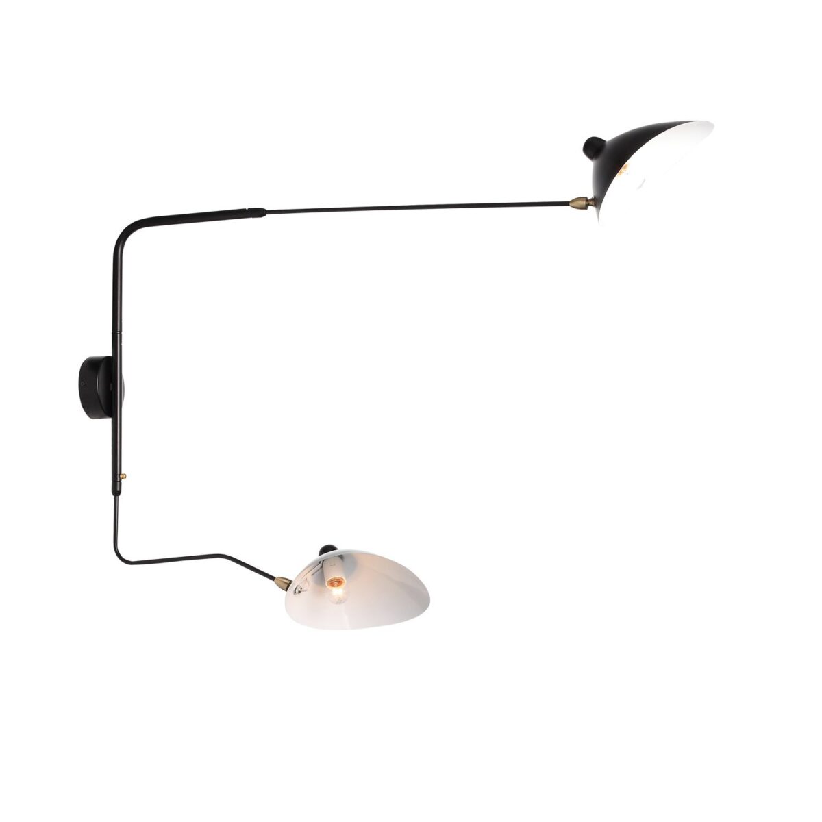 SL305.401.02 Светильник настенный ST-Luce Черный/Черный, Белый E27 2*60W СПРУЦЦО — изображение 2