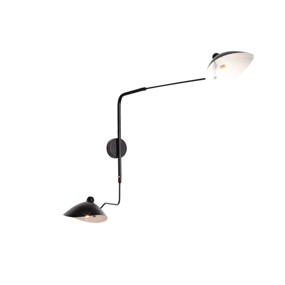 SL305.401.02 Светильник настенный ST-Luce Черный/Черный, Белый E27 2*60W СПРУЦЦО — изображение 4