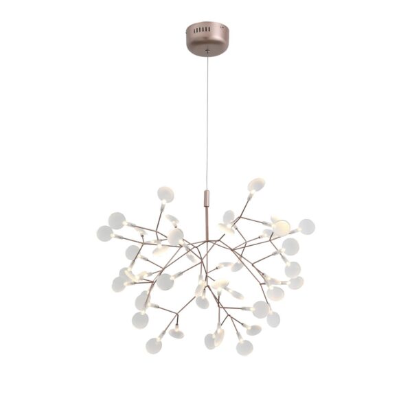 SL379.203.45 Люстра подвесная ST-Luce Медный/Белый LED 45*0,5W 3500K РАФИНА