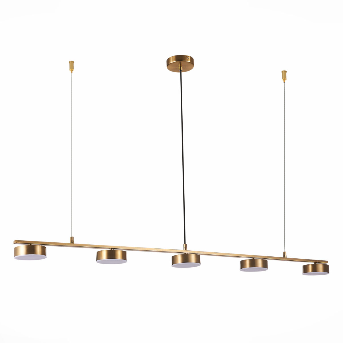 SL6000.303.05 Светильник подвесной ST-Luce Латунь/Латунь LED 5*7W 3000K ПАНЧЕС — изображение 2
