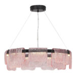 SL6021.403.54 Светильник подвесной ST-Luce черный/розовый LED 1*54W 3000K ВУАЛЬ — изображение 4