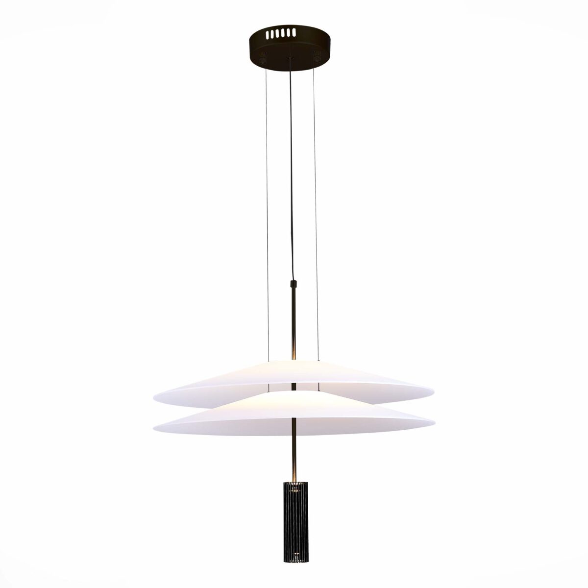 SL6101.403.01 Люстра подвесная ST-Luce Черный/Белый LED 1*15W 3000K ИСОЛА — изображение 1