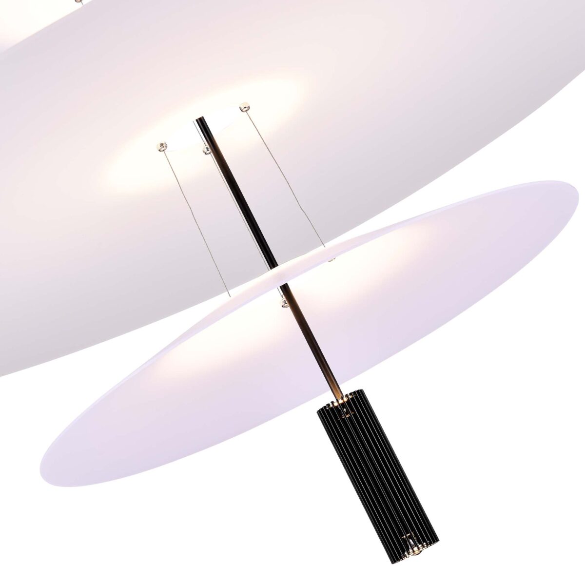SL6101.413.01 Люстра подвесная ST-Luce Черный/Белый LED 1*15W 3000K ИСОЛА — изображение 4