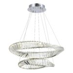 SL6204.101.02 Светильник подвесной ST-Luce Хром/Прозрачный LED 1*52W 4000K РИТОРТО