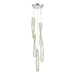 SL6205.103.05 Светильник подвесной ST-Luce Хром/Прозрачный LED 1*55W 4000K ЭЛИКА