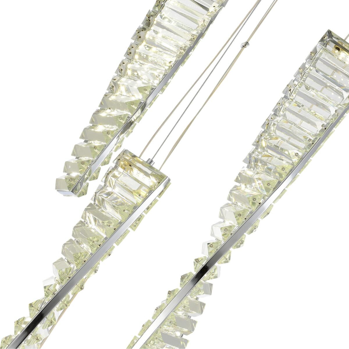 SL6205.103.05 Светильник подвесной ST-Luce Хром/Прозрачный LED 1*55W 4000K ЭЛИКА — изображение 3