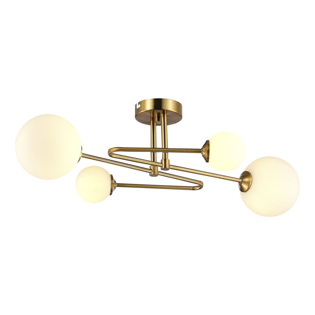 SLE2211-302-04_01W SLE2211-302-04 Светильник потолочный Латунь/Белый G9 LED 4*5W ФАНТИНИ — изображение 1