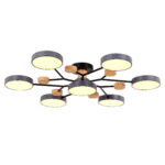SLE6006-702-07 Светильник потолочный Серый/Серый LED 7*12W 3000K/4500K/6000K 7400Lm ФАЭМА — изображение 3