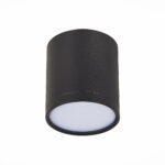 ST113.432.05 Светильник потолочный Черный LED 1*5W 3000K 390Lm Ra>90 120° IP20 D68xH75 170-240V Накладные светильники — изображение 2