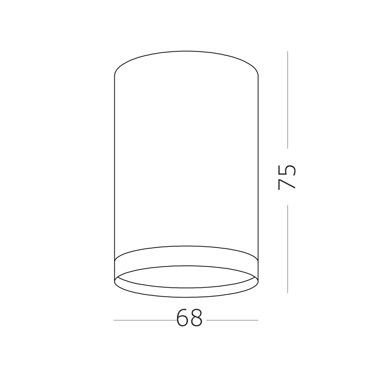 ST113.432.05 Светильник потолочный Черный LED 1*5W 3000K 390Lm Ra>90 120° IP20 D68xH75 170-240V Накладные светильники — изображение 3