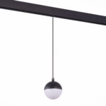 ST358.443.07 Магнитный трековый светильник подвесной Черный LED 1*7W 4000K 520Lm Ra>80 120° IP20 D90 СКАЙЛАЙН 48V — изображение 2