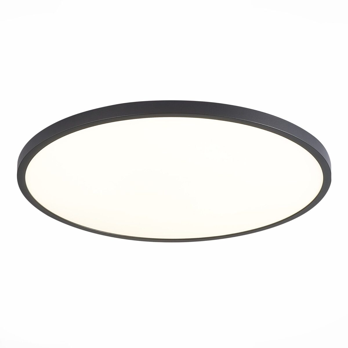 ST601.432.18 Светильник потолочный Черный LED 1*18W 3000K 1 620Lm Ra>90 120° IP20 D225xH25 180-240V Накладные светильники — изображение 1