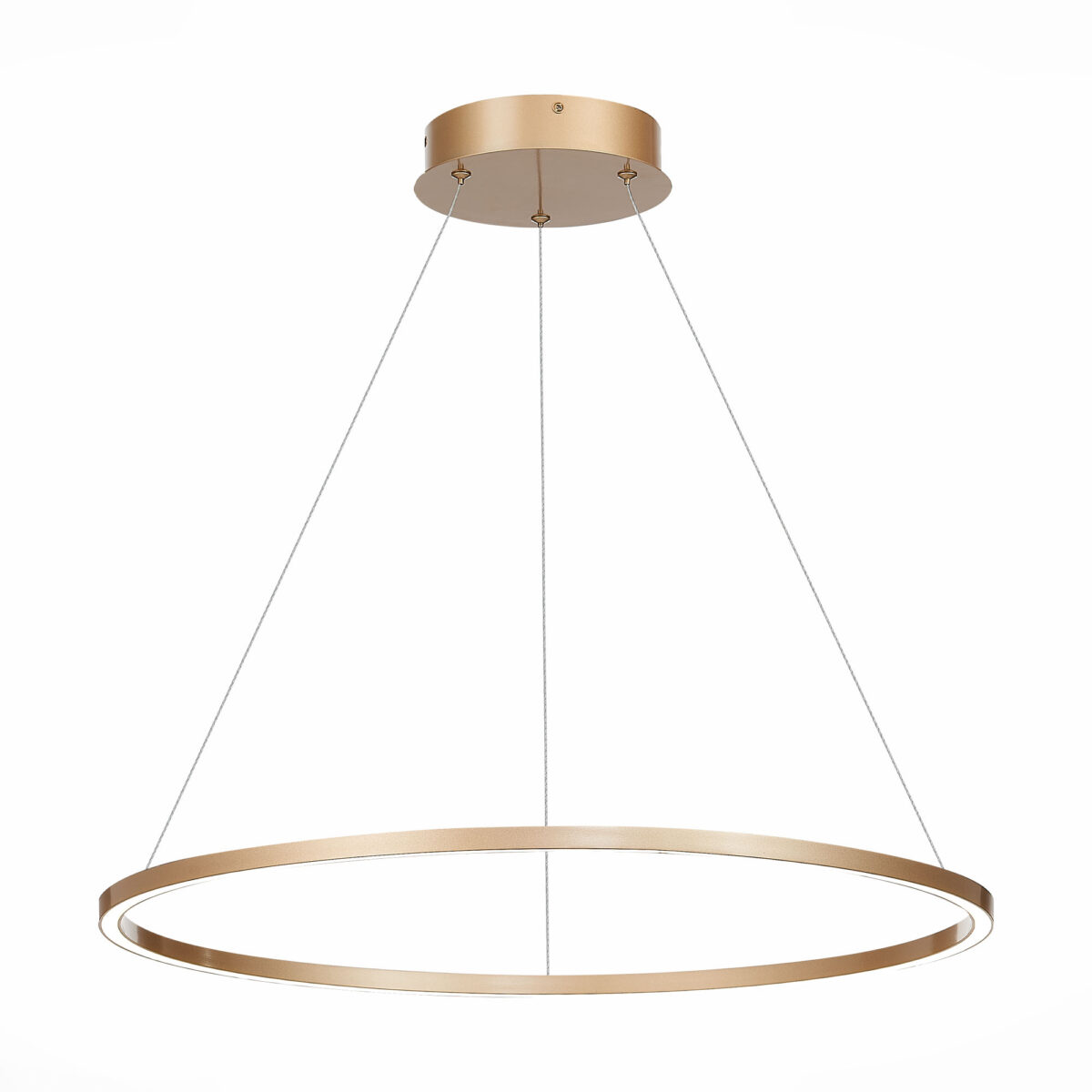 ST605.243.34 Светильник подвесной ST-Luce Золотистый/Белый LED 1*34W 4000K Подвесные светильники — изображение 1