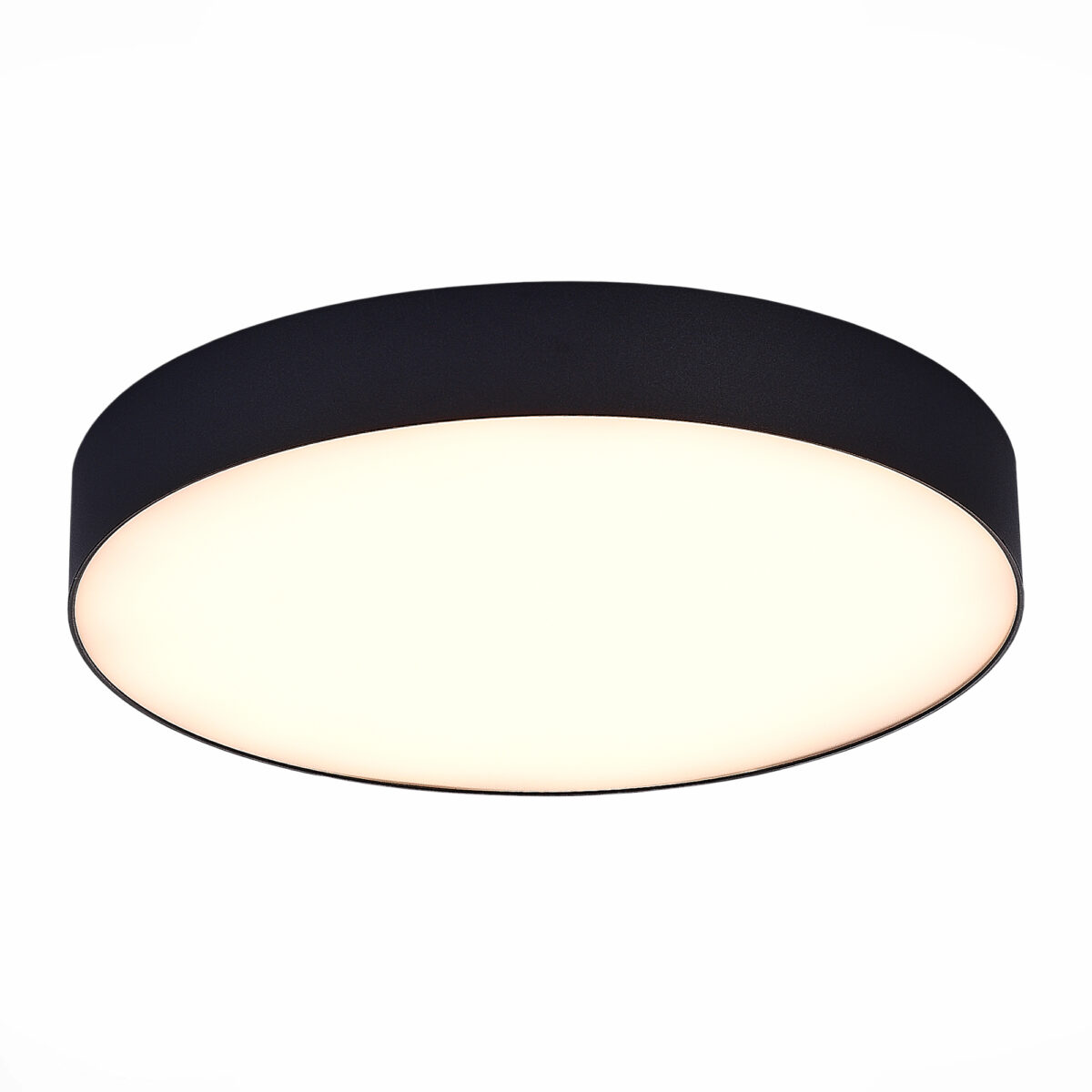 ST606.432.48_01W ST606.432.48 Светильник потолочный Черный LED 1*48W 3000K 4 320Lm Ra>85 120° IP20 D400xH55 185-265V Накладные светильники — изображение 1