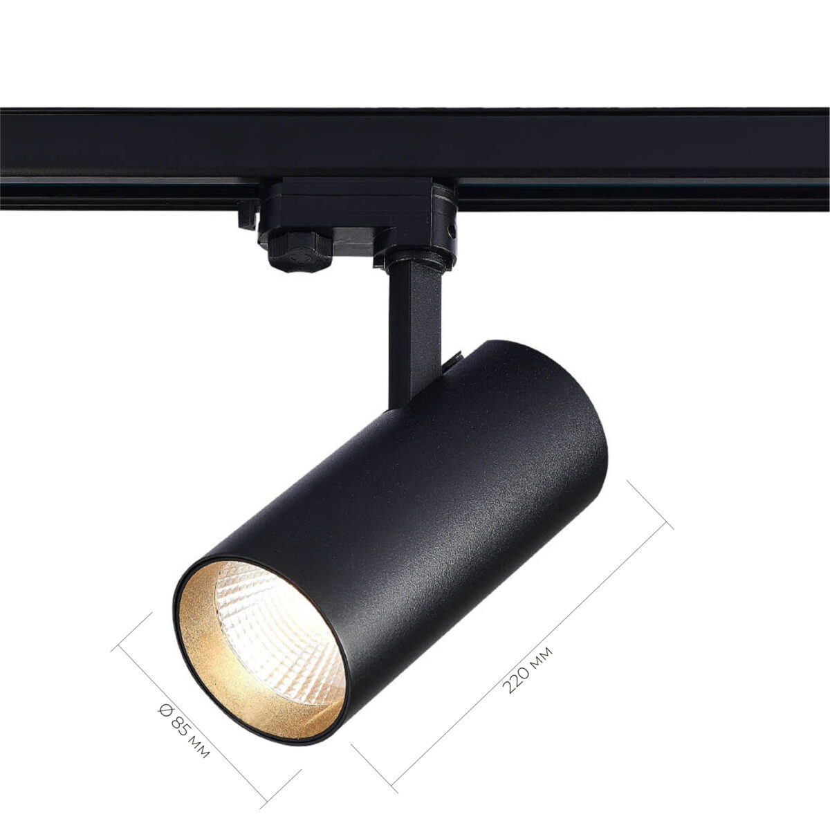 ST661.446.40 Св-к трек. Черный LED 1*40W 4000K 3 200Lm Ra>90 38° IP20 L190xW85xH265 165-265V ТРЭЙС — изображение 4