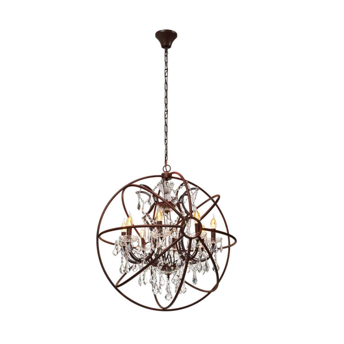 aad11b04ffd3189317f42ab050797767 LOFT1897/8 Подвесная люстра LOFT IT Foucaults orb crystal — изображение 1