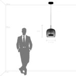 804018 Люстра CUPOLA LED 1х18W 900LM ЗОЛОТО/ДЫМЧАТЫЙ 3000K — изображение 2