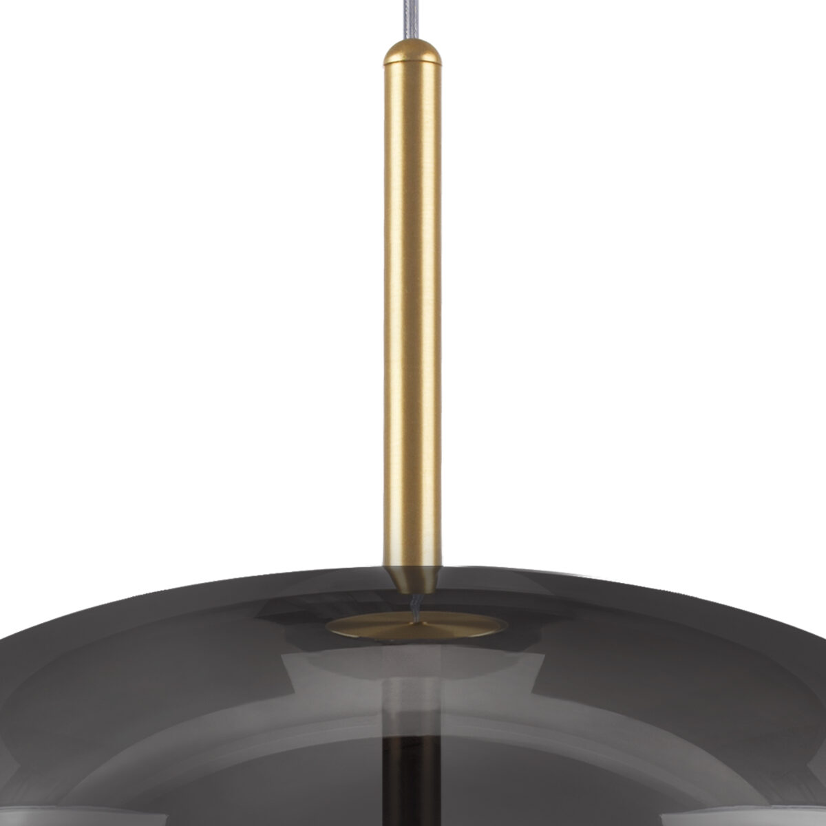 804018 Люстра CUPOLA LED 1х18W 900LM ЗОЛОТО/ДЫМЧАТЫЙ 3000K — изображение 5