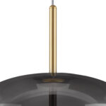 804018 Люстра CUPOLA LED 1х18W 900LM ЗОЛОТО/ДЫМЧАТЫЙ 3000K — изображение 5