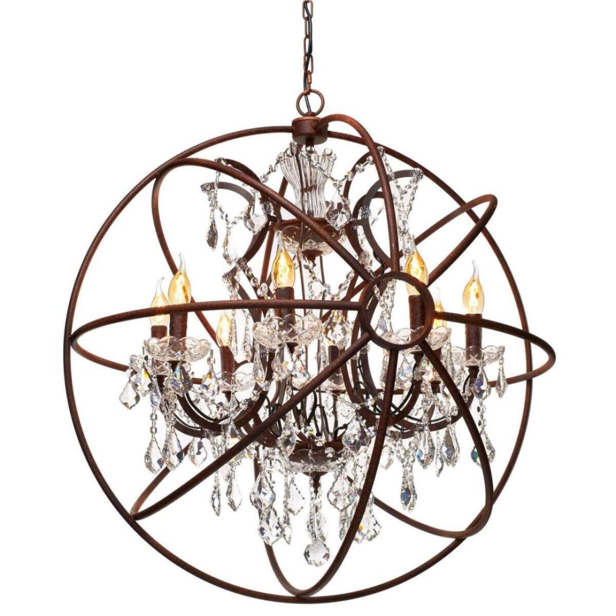 LOFT1897/8 Подвесная люстра LOFT IT Foucaults orb crystal — изображение 2