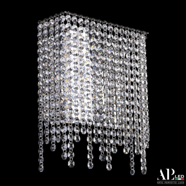 Бра светодиодные хрустальные S500.B1.25-27.B.4000 Arte Perfetto Luce