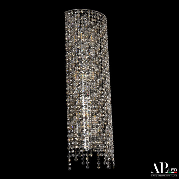 Бра хрустальный каскад S500.B5.25-70.B.E14.Clear.801.731 Arte Perfetto Luce