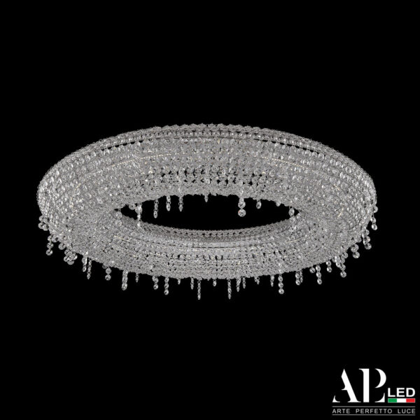 Люстра светодиодная хрустальная S502.0.80.B.3000 Arte Perfetto Luce
