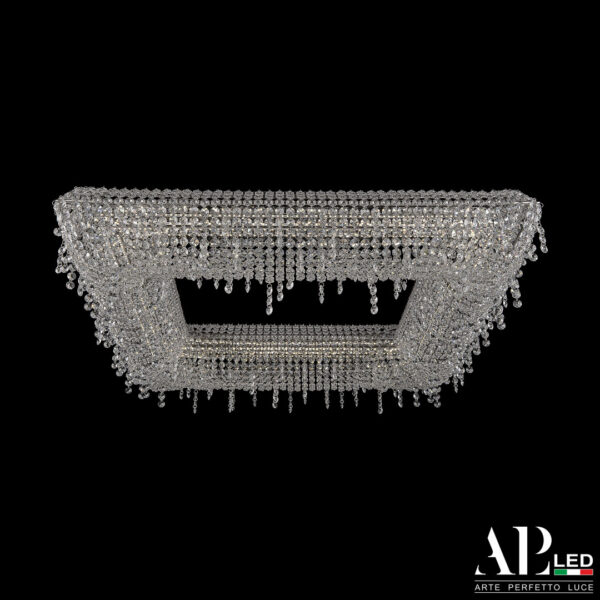 Люстра светодиодная хрустальная S503.0.80.B.4000 Arte Perfetto Luce