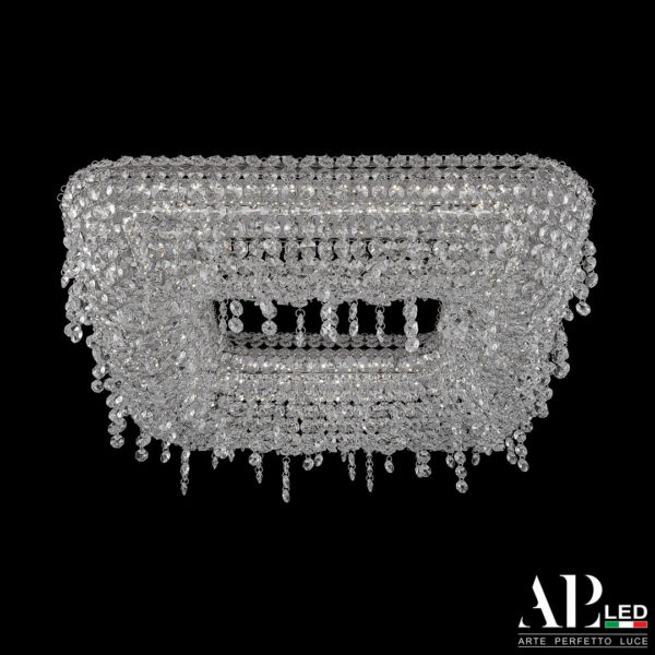 Люстра светодиодная хрустальная S504.0.50.B.3000 Arte Perfetto Luce