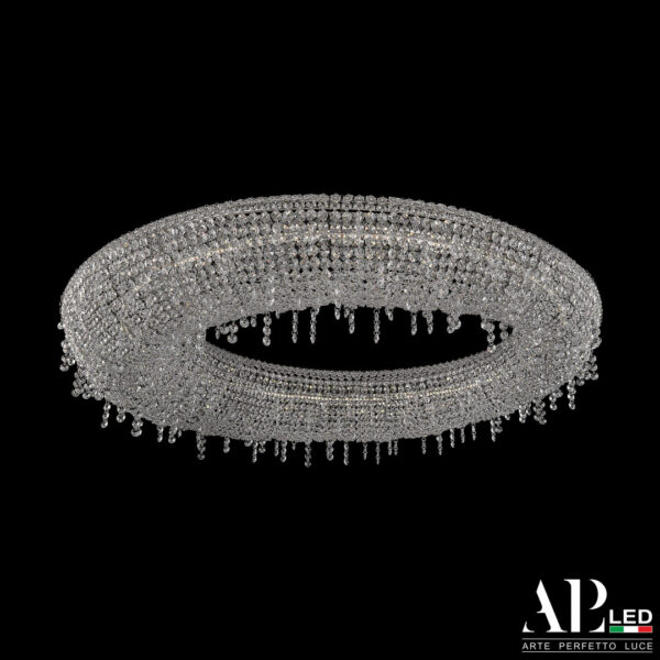 Люстра светодиодная хрустальная с пультом S510.0.100.B.4000 Dim Arte Perfetto Luce