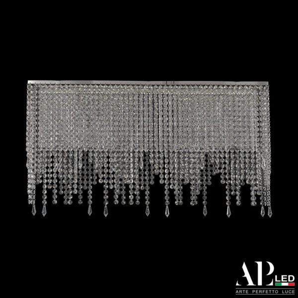 Люстра светодиодная хрустальная S512.0.80.G.4000 Arte Perfetto Luce