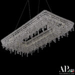 Люстра светодиодная хрустальная S515.0.80.B.4000 Arte Perfetto Luce